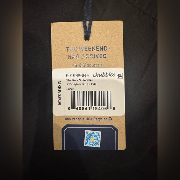 New Women’s Chubbies black shorts. - Picture 4 of 4